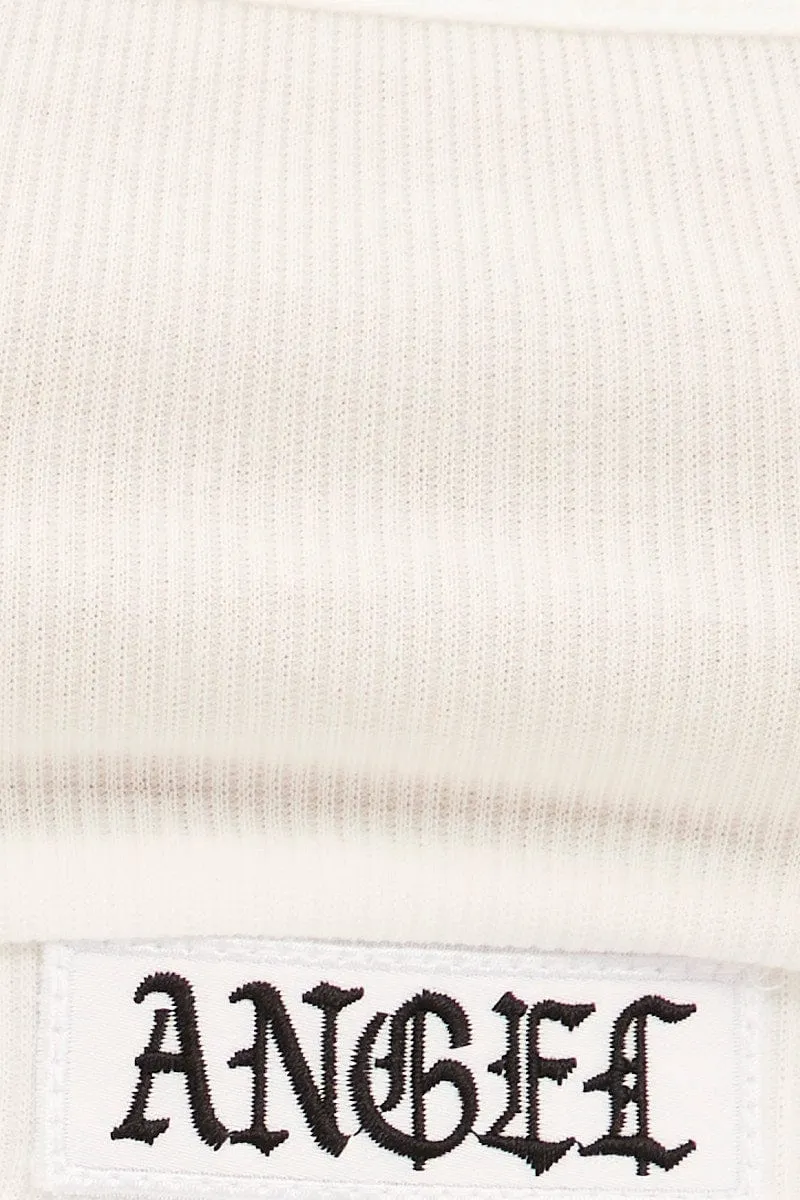 White Singlet Top Sleeveless